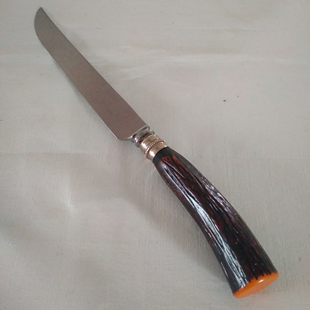Armack Carving Knife Sheffield Bakelite Handle Stainless
